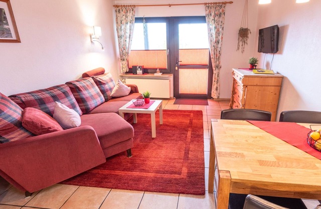 Appartement 'Kornspeicher' avec vue sur les montagnes, terrasse partagée et Wi-Fi