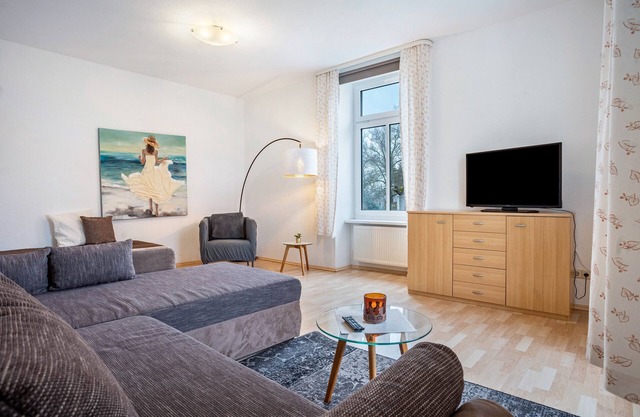 Appartement "Landhaus 5" avec jardin partagé, balcon et Wi-Fi