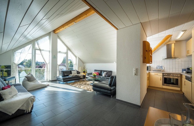 Appartement "Lea" près du lac de Constance avec Wi-Fi, balcon, terrasse et jardin
