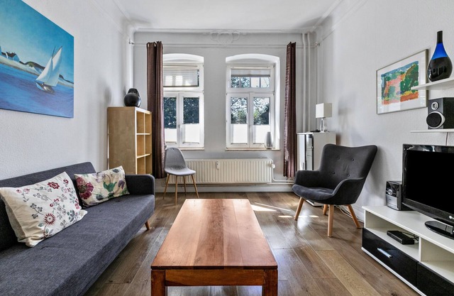 Appartement 'Möbiliertes Wohnen Auf Dem Sandberg' avec terrasse privée et Wi-Fi
