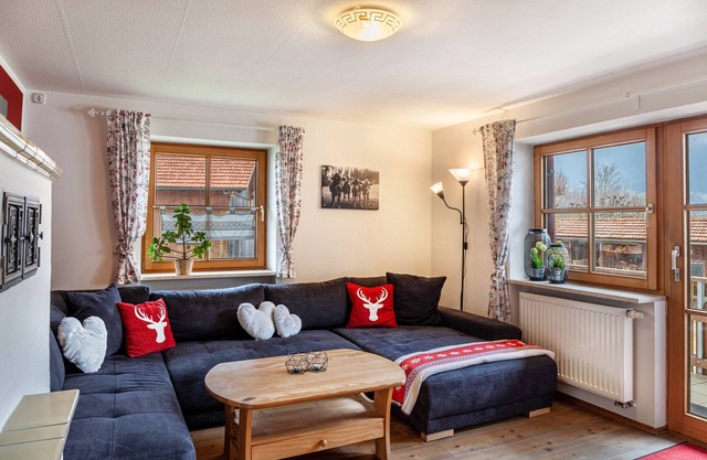 Appartement "Mair - Bergblick" avec vue sur les montagnes, terrasse partagée et Wi-Fi