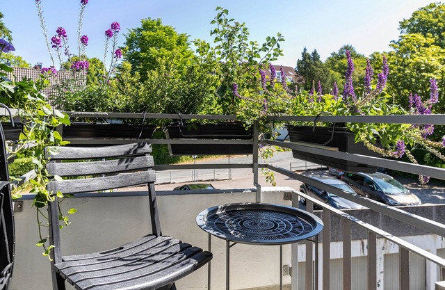 Appartement 'Mit Badestrand' avec balcon