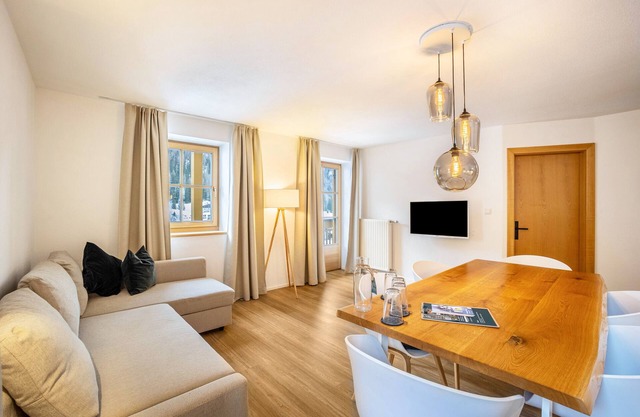 Appartement "Mountain Residence Kasern Nr 1" avec vue sur les montagnes, jardin et Wi-Fi