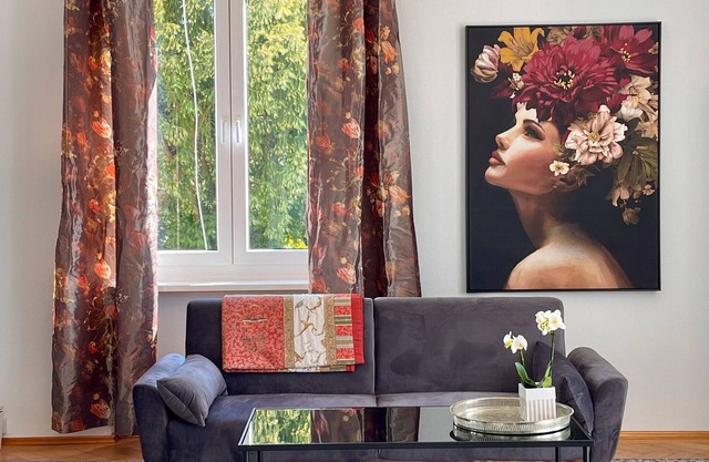 Appartement "Nero" avec jardin partagé, balcon et Wi-Fi