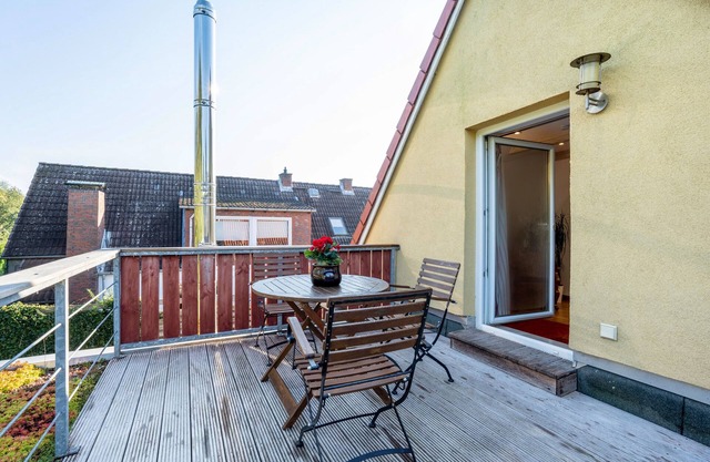 Appartement 'Öko Fewo Lachmöwe' avec balcon et Wi-Fi