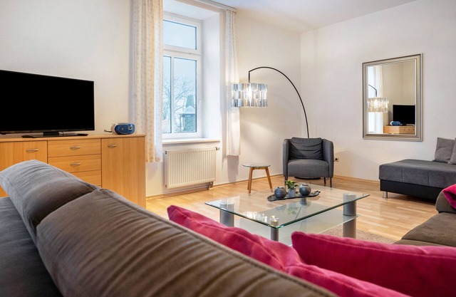 Appartement "Parkblick" avec jardin partagé et Wi-Fi