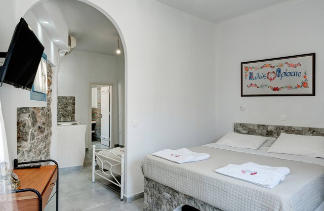Appartement "Politimi's Studio N5" avec vue sur la montagne, Wi-Fi et climatisation