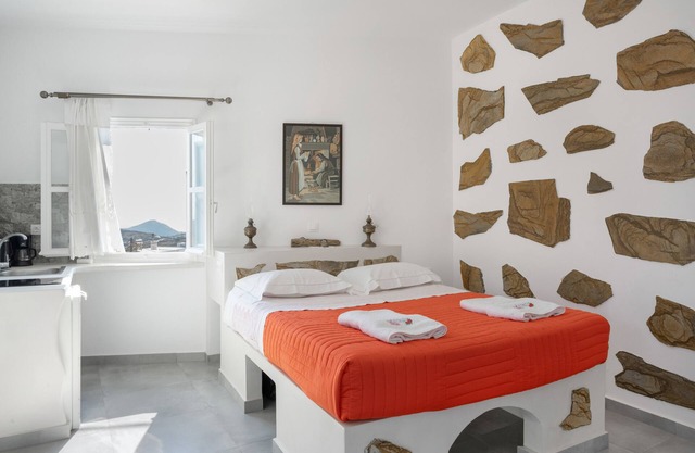 Appartement "Politimi's Studio N4" avec vue sur la montagne, Wi-Fi et climatisation