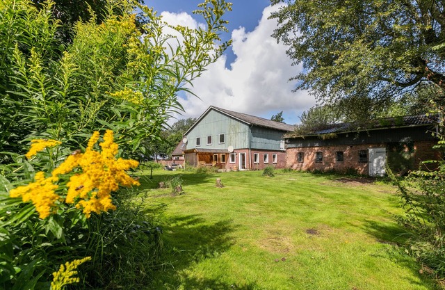 Appartement 'Ferienwohnung Rohrdommel' avec terrasse privée, jardin privé et Wi-Fi