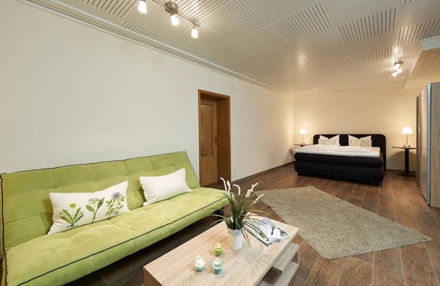 Appartement, douche, toilettes, salon / chambre à coucher - Landhotel Karrenberg