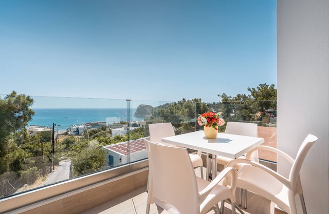 Appartement 'Solymar Prive Sea View' avec vue sur mer, Wi-Fi et climatisation