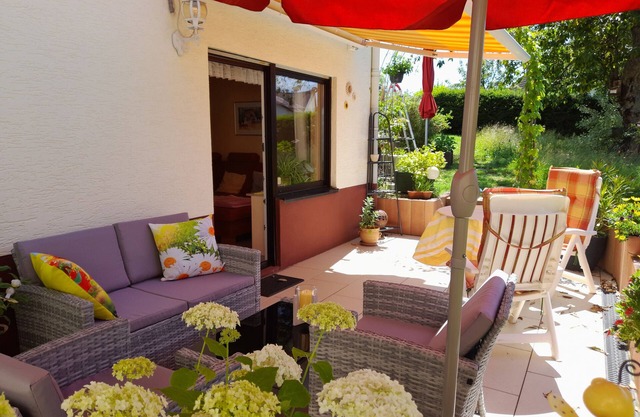 Appartement 'Sonnenblume' avec terrasse privée, jardin privé et Wi-Fi