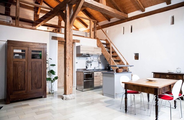 Appartement (grange convertie, 40 m²) avec galerie