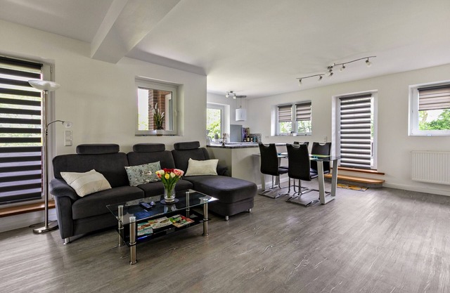 Appartement 'Sylt' avec terrasse privée, jardin partagé et Wi-Fi