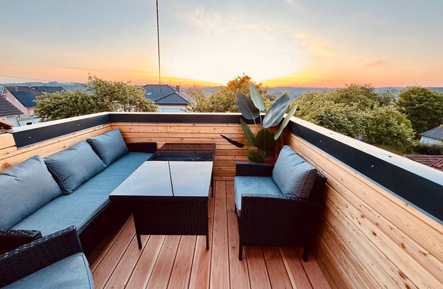 Appartement "The Rooftop Of Lot54" avec terrasse privée, jardin privé et Wi-Fi