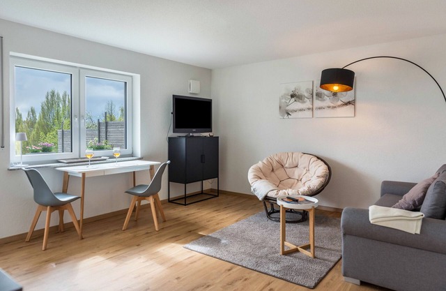 Appartement "Turmgarten" avec vue sur les montagnes, terrasse privée et Wi-Fi