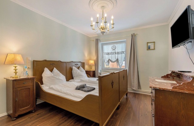 Appartement "Überfahrtsalon" avec jardin partagé et Wi-Fi