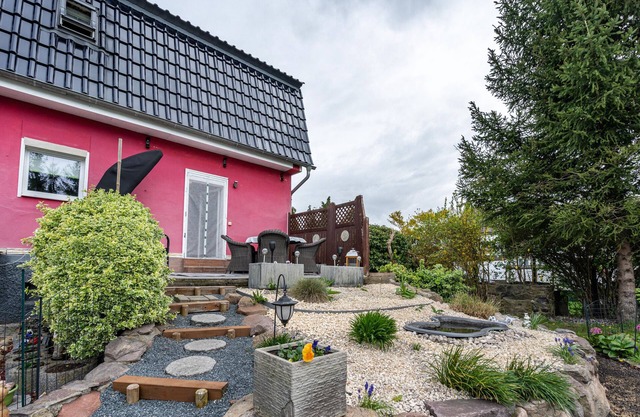 Appartement "Urlaub Mit Hund" avec terrasse partagée, jardin privé et Wi-Fi