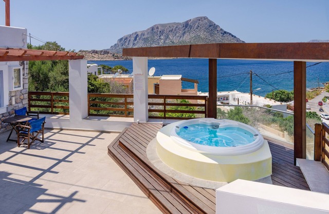 Appartement 'Vasilis Studios Family House' avec vue sur la mer, Wi-Fi et climatisation