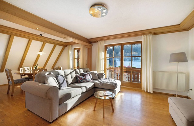 Appartement 'Vogtsmichelhofstube' avec vue sur les montagnes, terrasse partagée et Wi-Fi