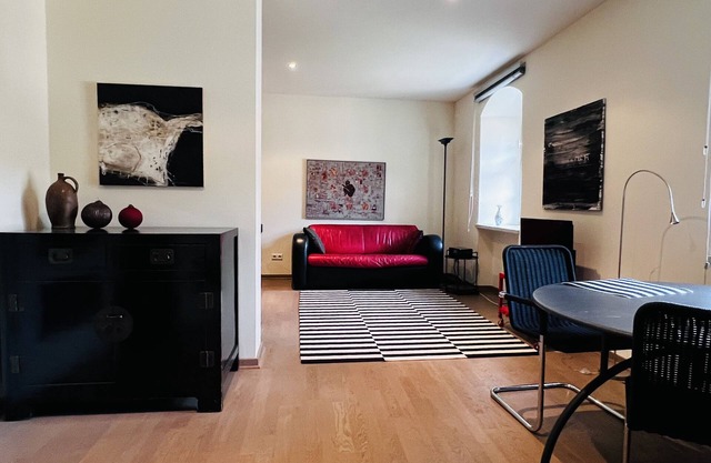 Appartement "Vorwerk Biensdorf" avec vue sur les montagnes, jardin partagé et Wi-Fi