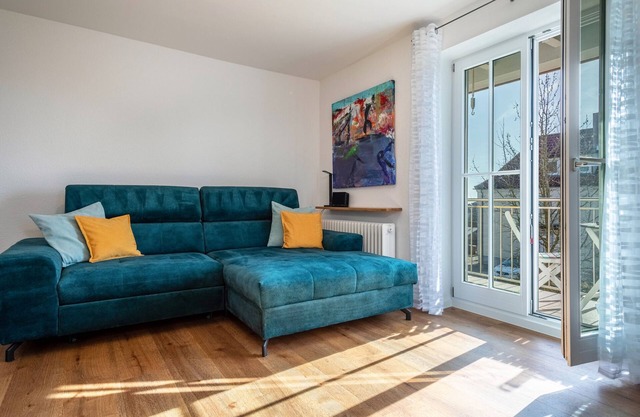 Appartement "Windhager Seeblick" avec vue sur le lac, balcon et Wi-Fi