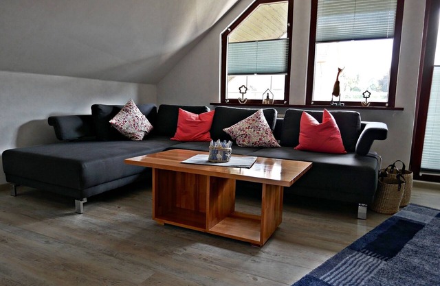 Appartement avec balcon plein sud dans une maison pour 2 familles