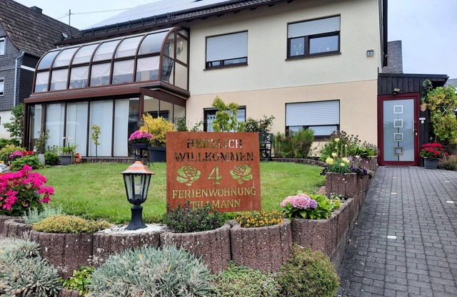 Appartement avec jardin d'hiver au milieu du Sauerland pour petits et grands