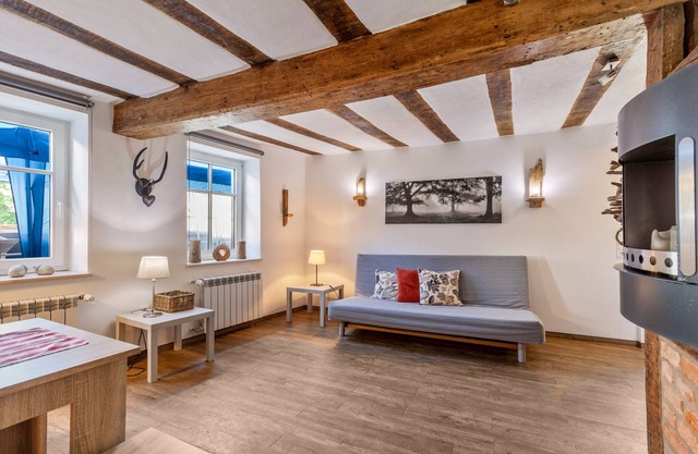 Appartement "Wohnung 1" avec vue sur les montagnes, jardin partagé et Wi-Fi