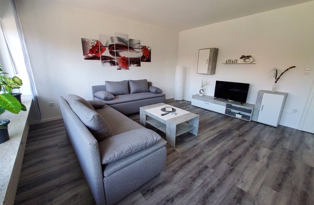 Appartement "Wohnung 4" avec terrasse partagée, balcon et Wi-Fi