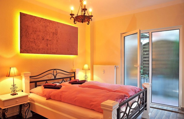 Appartement 'Wohnung 'am Kütertor' - Störtebeker' avec terrasse privée et Wi-Fi