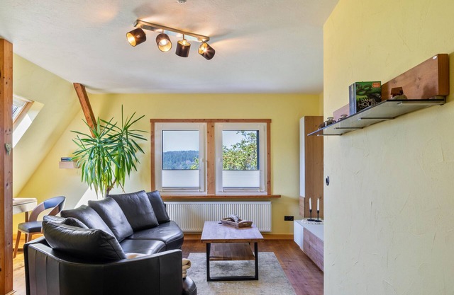 Appartement 'Ferienwohnung Zur Alten Post' avec vue sur la montagne, jardin partagé et Wi-Fi
