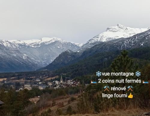 app 2ch au calme Barcelonnette vue montagne