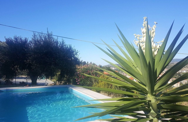 App. in Villa with large private garden and parking, shared pool