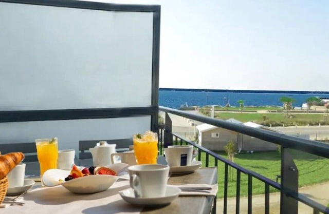 Appart.Standing ***, vue mer, 2/4 Pers.Piscine chauffée.Wifi
