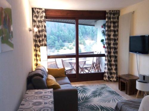 Appartement 2 pièces cabine - 6 pers., 45m², Balcon de Villard, au pied des pistes - FR-1-689-130