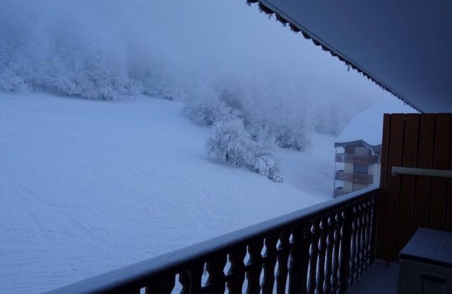 Appartement chaleureux, ambiance montagne en front de neige