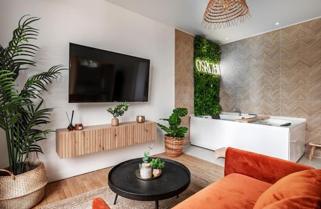 Appartement spa : O'Spa Zen Jacuzzi-Sauna-Terrasse
