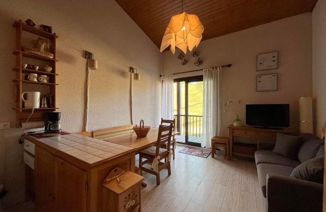 Appartement T2 Duplex, front de neige, 6 pers, balcon, box à skis, Super-Sauze - FR-1-165A-132