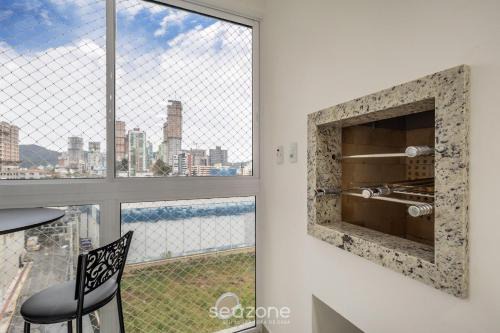 Apto c/Varanda Gourmet a 500m da Praia - CDM0101