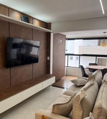 Apto Vista Mar Varanda Gourmet NOVO PG
