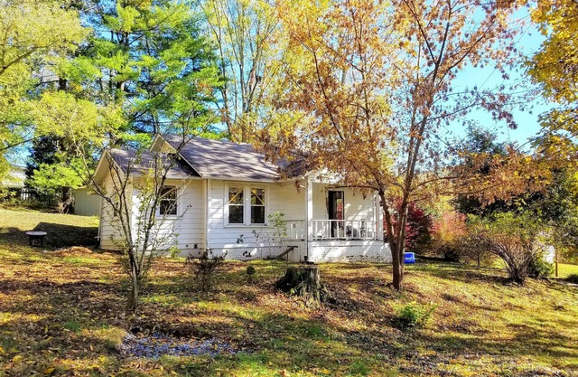 Candler Cottage calme et privé des années 1930 à 15 minutes du centre-ville d'Asheville