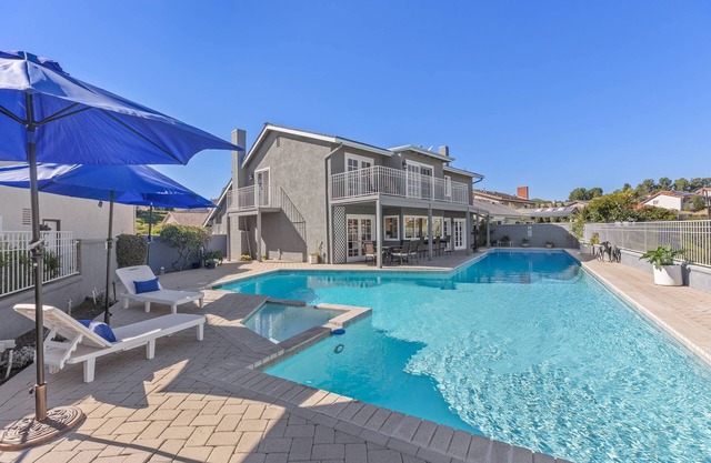 Athena Aquatic Retreat at Lake Mission Viejo - newly listed large pool home