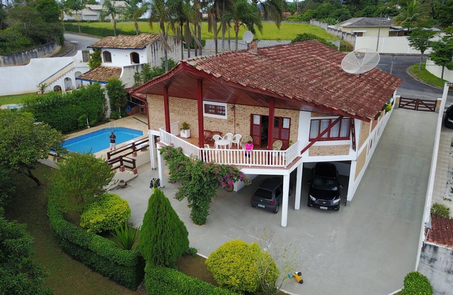 Atibaia - Maison avec piscine, cheminée, terrasse avec vue panoramique