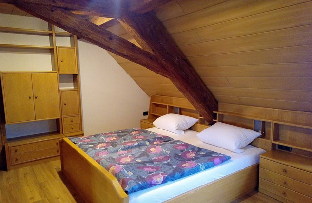 Attic apartment in historic building