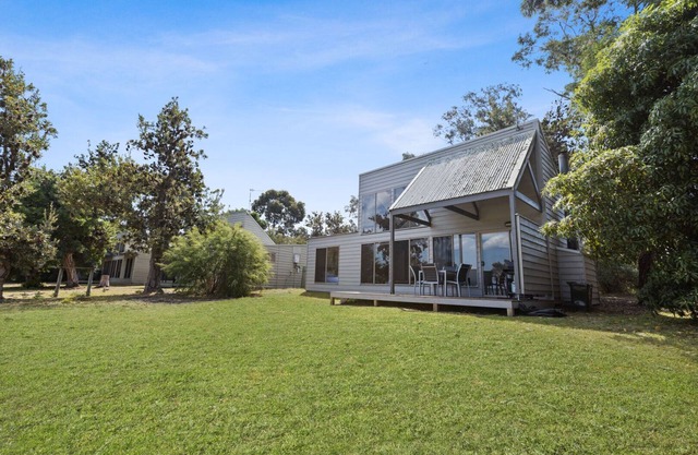 Two-bedroom lodges offer a peaceful family escape with lake views