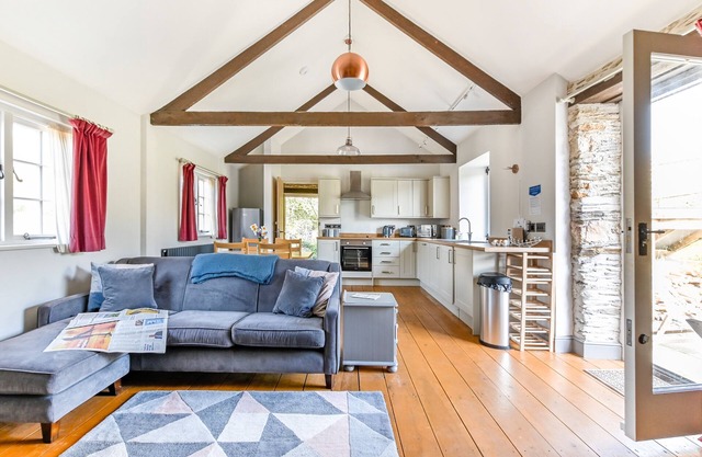 Superbe conversion de grange primée sur une réserve naturelle magnifique