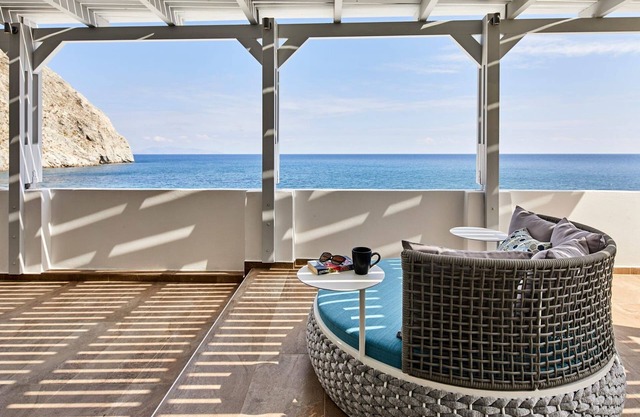 Awesome Santorini Villa | Bliss Cove Villa | 2 Bedrooms | Outstanding Sea Views | Walking Distance to Beach