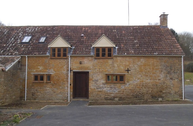 Barn, village hall and now modernised cottage with original features