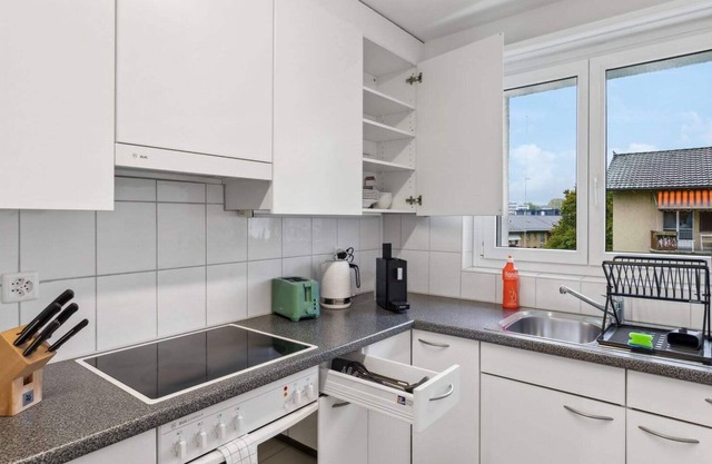 Basic 3BR Stay with Balcony Near Zürich HB